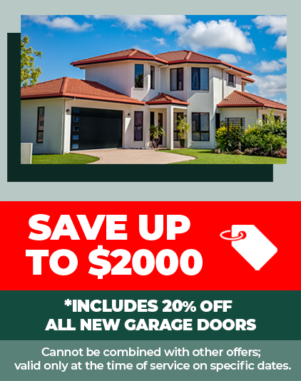 20% off All New Garage Door